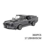Speed Champions Autov&otilde;idus&otilde;itjad Ehitusklotsid Linna S&otilde;iduk Laste M&auml;nguasjad Sport Superauto Loov Garaaž Mustang Shelby GT500 gray