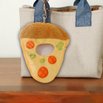 Mini 6 inch Doll Pizza Hanging Decoration, Adorable Girls Gift Pendant, Accessories