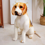 Beagle'i koeram&auml;nguasi Realistlikud topised Koera pl&uuml;&uuml;sm&auml;nguasjad Kingitus lastele 45cm
