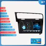 Hizpo Hizpo 10.1 Carplay 4G 2 Din Android 13 Autoraadio Volkswagen Golf 7 2013 - 2017 jaoks Must Hall Videos&uuml;steem GPS DSP Intelligentene Autoradio RDS W7 B 8Core 6G 128G