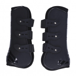 2 tk Hobuse jalaga saapad PU neopreenist kaitsvad reguleeritavad hobuste turvasaapad TendonBlack ees Large