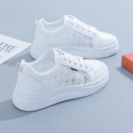 Little White Shoes Naiste kevad/suvi &otilde;hukesed 2024 uued v&otilde;rkkingad Naiste hingav v&otilde;rk mitmek&uuml;lgsed vabaaja paksutallaga spordijalatsid 35
