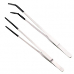 2 tk roostevabast terasest roomajate s&ouml;&ouml;tmistangid kummiotsaga pikad sirged kumerad pintsetid habemega draakoni maopaagi tarvikud terraariumitarbed Sets