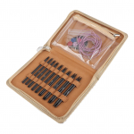 Ringikujuliste kudumisvardade komplekt 3&ndash;6 mm vahetatav ergonoomiline ringvarda komplekt koos hoiuruumiga