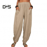 Naiste vabaaja p&uuml;ksid elastse k&otilde;rge v&ouml;&ouml;kohaga, &uuml;hev&auml;rvilised haaremp&uuml;ksid taskutega, lahtise l&otilde;ikega, hingavad pikad p&uuml;ksid igap&auml;evaseks kandmiseks M khaki