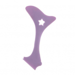 Multifunktsionaalne silikoonist silmapliiatsi &scaron;abloont&ouml;&ouml;riist Korduvkasutatav algaja silmapliiatsi joonistamise assistent 2-in-1 n&auml;o meigikreemi pealekandmise t&ouml;&ouml;riist lilla