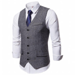 2024. aasta meeste kevad-/suvine villane &uuml;herealine &auml;riline vabaaja vest 3XL khaki