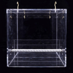 Akr&uuml;&uuml;l Linnus&ouml;&ouml;tja Papagoi Lind L&auml;bipaistvalt Puur Automaatne S&ouml;&ouml;tja 11*13*13cm