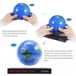 6-tolline ujuv magnetiline levitatsioonigloobus, p&ouml;&ouml;rlev LED-maapind klassiruumi ja kontori kaunistamiseks EU Plug