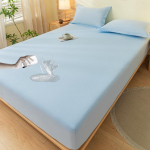 Super veekindel voodilina, voodikate, libisemiskindel voodimadratsikate, voodikaitsekate, voodipesu, madratsikate elastse paelaga 100X200cm Only a sheet