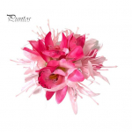 Lillekujuline juukseklamber naistele suvine k&uuml;ljeklamber 3D lill tuka juukseklamber igap&auml;evaseks kandmiseks erinevatel &uuml;ritustel oranž