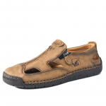 Meeste Hingavad Suvised Sandaalid Vabaaja Rannakingad Avatud Varbastega Slip-On Kingad 38 kuldne