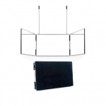 Kolmeosaline LED-peegel Isejuuksel&otilde;ikus Meigipeegel Valgusega Reguleeritav K&otilde;rgus 3-suunaline Isejuuksel&otilde;ikuse Peegel HD Klaas 3-suunaline Peegel Black No LED