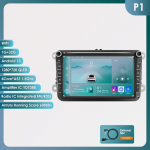Hizpo 8 2 Din Multimeediapleier Volkswagen Golf 5 Transporter VW Passat B6 Polo Jetta Skoda Seatile Android 13 Intelligentne Carplay Autoraadio GPS P1 4Core 1G 32G