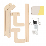 Kassi Aknalaud Puidust Riputatav Akna Kassi V&otilde;rkkiik Tugev Raam Kassi Magamisase Iste Riiulid jaoks sinine