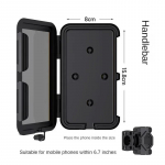 Mootorratta Telefoni Hoidik Tugi Moto Jalgratta Veekindel Korpuse Lenkstangi Alus Korpuse Kinnitus Veekindel Roller Mootorratta Telefoni Kott