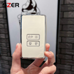 Uus TPU auto kiipkaardi v&otilde;tme&uuml;mbrise kate Renault Koleos Kadjar Clio Megane Talisman Espace Zoe Scenic Dacia Sandero jaoks valge