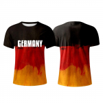 Meeste Saksamaa tr&uuml;kitud T-s&auml;rk Meeste vaba vabaaja l&uuml;hikeste varrukatega topp L