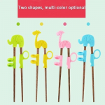 1 komplekt Laste S&ouml;&ouml;gipulgad Lastele Beebi Puidust Joonisfilm &Otilde;ppimine Korduvkasutatavad K&otilde;rs Treening S&ouml;&ouml;gipulgad Kodu Beebitooted Juhuslik random