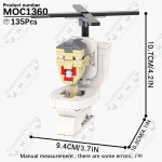 MOOXI Anime Seeria Skibidi Tualeti Figuurid Operaator Lahingurobot Ehitusklotsid Mudel MOC Klotsid DIY Montessori M&auml;nguasjad Laste Kingitused