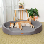 Koerakuut, lemmiklooma kuut, soe aastaringselt kasutatav kuut, spetsiaalne koerakuut suurtele koertele, kuut, eemaldatav ja pestav kassikuut L hall