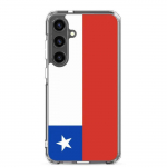 Coque T&eacute;l&eacute;phone - Samsung - Galaxy S23 - Drapeau Chili - Souple - Mitmev&auml;rviline