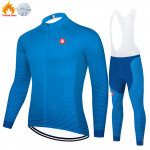 Talvine termofliisist meeste jalgrattakomplekt Jalgrattas&auml;rk Wielren Kleding Mehed Ropa Mtb Hombre Jalgrattariided 5XL