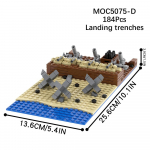 S&otilde;jaline seeria MOC klots Moodne s&otilde;japidamine II maailmas&otilde;da Kindlustused Tegevusfiguur S&otilde;jad Mudel Ehitusklotsid Laste M&auml;nguasjad Lastele Kingitus