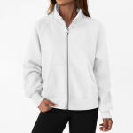 Women's solid-color fashionable long-sleeved top coat XXL