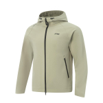 Li Ning Fitness Series Tuulekindel veekindel kapuutsiga jakk Meeste jakk Matkamine-Roheline AFDVE93-2 S