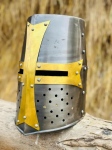 Keskaegne Templar Ristis&otilde;dija R&uuml;&uuml;tli Kiiver, Rekvisiit, Cosplay, Teras, Taaslavastamine Rollim&auml;ng, Halloweeni Kost&uuml;&uuml;m, Kantav Kiiver, Kingitus, Abikaasale, Meeste Kingitus M aero