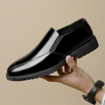 Klassikalised meeste vabaaja mokassiinid, s&otilde;idukingad, mokassiinid 2025 mood mehed mugavad kevad s&uuml;gis nahast kingad meeste kleidikingad 47 must