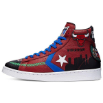Chinatown Market x Converse Pro Leather High Bulls Meistriv&otilde;istluste Jakk Unisex Tossud Punane Granaat Must 171241C 35.5