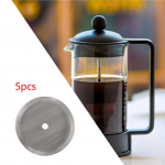 5 Mesh French Press, Easy to Clean, Portable Press for Adults, Stainless Steel Diameter 7.5cm