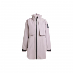 Adidas Myshelter Rain.Rdy Parka Triibuline V&auml;rviplokk Spordikasual Kapuutsiga Jakk Naiste Jakk Heleroosa IR6158 XXL