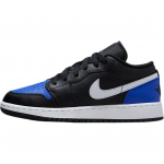 Air Jordan 1 Low GS Black Royal Toe Laste tossud Valge Game-Royal 553560-042 36.5