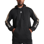 Adidas Originals Logo Stripe Kapuutsiga Pullover Pikkade Varrukatega Dressipluus Meeste dressipluus Must IS2579 L black