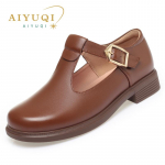 Moodsad AIYUQI Naiste Kingad Ehtne Nahk 2025 S&uuml;gis Uus Suur Suurus 41 42 43 Daamide Vabaaja Kingad Briti Stiilis Naiste Kingad 35