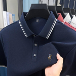 100% puuvillast tippkvaliteediga uus br&auml;nd Paul tikandiga POLO s&auml;rk suvine k&otilde;rgekvaliteedine meeste golfi &auml;rikasulik T-s&auml;rk l&uuml;hike top 2XL tumesinine v&auml;rv