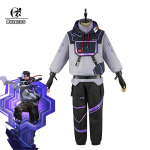 Pre Iso Cosplay Kost&uuml;&uuml;m M&auml;ng Valorant Iso Cosplay Kost&uuml;&uuml;m Meeste V&otilde;itlusvorm Halloweenipeo Riietus L