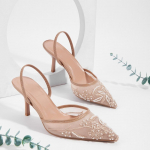 Br&auml;nd Disainer Valged Naiste Pulmapumbad V&otilde;rk Tikitud Lilled Rihmaga Seksikad Slingback K&otilde;rge Kontsaga Kleitkingad Daamidele 42 roosa