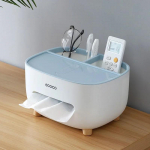 Sidekarpide korraldaja koos kaugjuhtimispuldiga salvr&auml;tikuhoidjaga, multifunktsionaalne, sobib vannituppa ja kontorisse koju