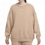 Nike fliisist &uuml;mmarguse kaelusega soe pikkade varrukatega dressipluus Naiste pealisr&otilde;ivad DD5633-200 L