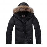 Meeste sulejope Kvaliteetsed talve sulemantlid pesukarukarusnahast veekindlad meeste talvemantlid 80% valgest pardisulest S must