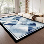 Moodne Geomeetriline Abstraktne Muster Vaip V&auml;rviliste Kunstiliste Kujundite Ja Joonte Disainiga Pehme Vaip Elutuppa 80X120CM gray