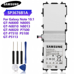 Originaal asendusaku SAMSUNG Galaxy Note 10.1 N8000 GT-N8000 P7500 P5100 P5110 N801 SP3676B1A 7000mAh jaoks