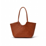 drgon imporditud veisenahast k&auml;sitsi kootud k&ouml;&ouml;giviljakorvikott vintage kuurordistiilis kott nahast naiste kott mother and child bag (strap)