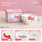 Sanrio 5-tollise keraamilise riisi-supikausi jaoks Melody&Cinnamoroll&Kuromi lauan&otilde;ud Cartoon Ebakorrap&auml;rane Anime Reljeefkauss lastele
