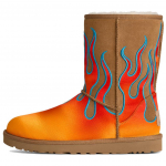 UGG Jeremy Scott X Nahast ja Kangast Slip-On Mitmek&uuml;lgsed Lumesaapad Unisex Lumesaapad Pruun 1182671-CHE 38