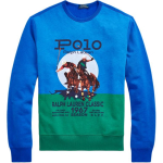 Polo Ralph Lauren SS25 Polo Prindiga Fliisist &Uuml;mmarguse Kaelusega Pikkade Varrukatega Huppar Meeste huppar MNPOKNI16821170-999 XL